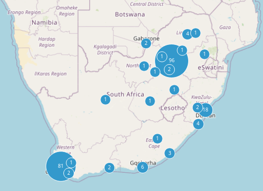 LawPracticeZA users in Southern Africa