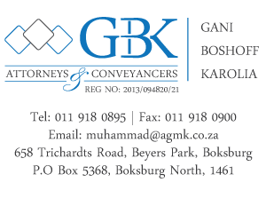 Gani Boshoff Karolia Attorneys and Conveyancers